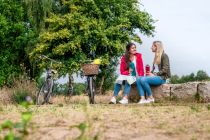 Radfahrer Pause • © Teutoburger Wald / pro Wirtschaft GT / Mario Wallenfang, Mario Wallenfang Fotografie