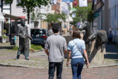 Der Ronchin-Platz in Halle (Westf.). • © Teutoburger Wald Tourismus, Patrick Gawandtka