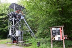 Der Förderturm am Franziska-Schacht. • © Das Bergische, Anja Kortmann