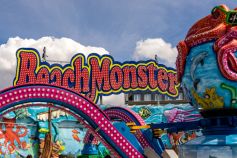 Der Polyp Crazy Beach Monster auf dem Frühlingsvolksfest 2023 in Köln Deutz • © ummet-eck.de