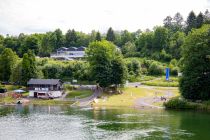 Die Anlegestelle Talbrücke der Biggesee Schifffahrt.  • © ummeteck.de - Christian Schön