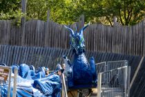 Eine Berg- und Talbahn für Kinder ist der Blaue Drache. • © ummet-eck.de / christian schön