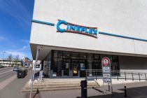 Eingang des Cineplex in Olpe. Ist leider nicht sehr fotogen, das Ding. • © ummet-eck.de / christian schön
