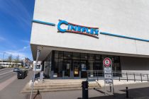 Eingang des Cineplex in Olpe. Ist leider nicht sehr fotogen, das Ding. • © ummet-eck.de / christian schön