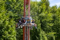 Der Mini-Freefall-Tower Crash direkt an den Fun Labs. • © ummet-eck.de / christian schön