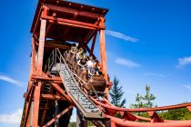 Der erste Berg der Achterbahn Devils Mine. • © ummet-eck.de / christian schön