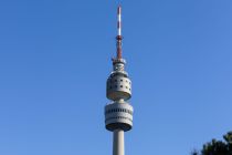 Der Korb des Florianturms in Dortmund. Der Turm steht im Westfalenpark und hat eine Aussichtsplattform • © ummet-eck.de / christian schön