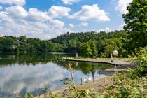 Der Bootsverleih beim Naturfreibad Bruch an der Aggertalsperre. • © ummeteck.de - Christian Schön