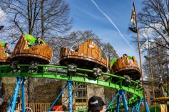 Der Karibik Coaster von Welte ist ein kleiner Spinning-Coaster. • © ummet-eck.de