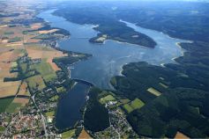 Der Möhnesee von oben. • © Ruhrverband