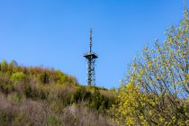 Der Aussichtsturm vom Kurpark in Morsbach aus fotografiert. • © ummeteck.de - Silke Schön