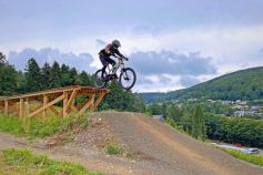 Der Lower Freeride Biketrail in der MTB-Zone Willingen. • © Redaktionsbüro Susanne Schulten