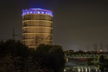 Das Gasometer in Oberhausen bei Nacht. • © pixabay.com