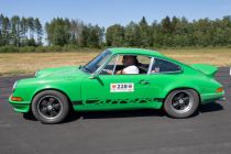 Im grünen Farbkleid gab es den Porsche 911 Carrera RS 2.7 mit Startnummer 228 zu sehen. • © ummet-eck.de / christian schön