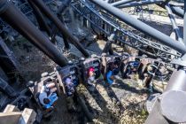 Die Achterbahn Raik ist ein Boomerang-Coaster. Der erste Teil der Fahrt erfolgt vorwärts, der zweite rückwärts. • © ummet-eck.de / christian schön