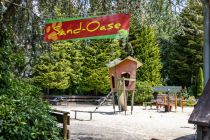 Die Sand-Oase ist ein netter Wasser-Spielplatz und befindet sich am Einstieg der ehemaligen Wassserbahn. • © ummet-eck.de / christian schön
