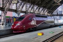 Hier haben wir zwar keinen Thalys der Deutschen Bahn erwischt, aber da sie gleich aussehen, ist das nicht so wichtig. • © ummet-eck.de / christian schön