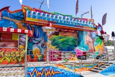 Der Scheibenwischer Tornado 4D von Dobler stand auf dem Volksfest 2023 in Eichstätt. • © kirmesecke.de