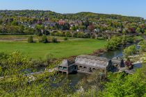 Blick auf das Kraftwerk Hohenstein und einig Häuser in Witten. • © ummeteck.de - Christian Schön