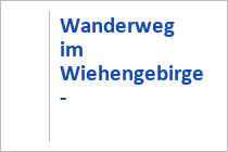 Wanderweg im Wiehengebirge - A2 Obermehnen