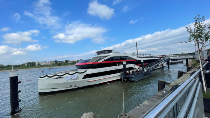 Das brandneue Schiff der KD: die MS RheinGalaxie. // Foto: Tourismus NRW