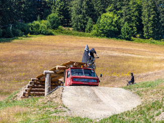 Sprung auf dem Biketrail Mamut im Green Hill Bikepark. // Foto: ummet-eck.de, Christian Schön