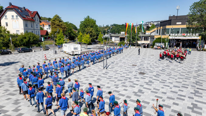 Festzug der Blaukittel in Meinerzhagen. // Foto: ummet-eck.de - Silke Schön