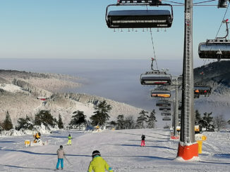 Skifahren in Willingen. // Foto: S. Brüne