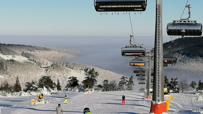 Skifahren in Willingen. // Foto: S. Brüne