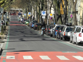 Der RS1 von Kreuzstraße Richtung Sonnenplatz in Dortmund bei bestem Wetter. // Foto: Stadt Dortmund / Hendrik Konietzny