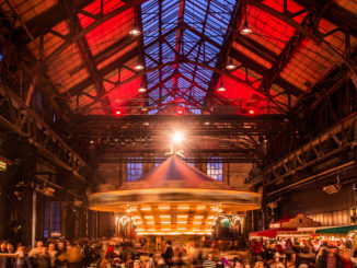 Jahrmarkt, in echt wie früher: Die Jahrhunderthalle in Bochum ist Schauplatz der ungewöhlichen Veranstaltung. // Foto: BoVG