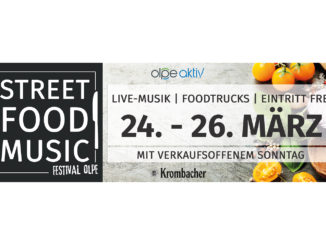 Street Food & Music Festival in Olpe. // Grafik: Olpe Aktiv e.V.
