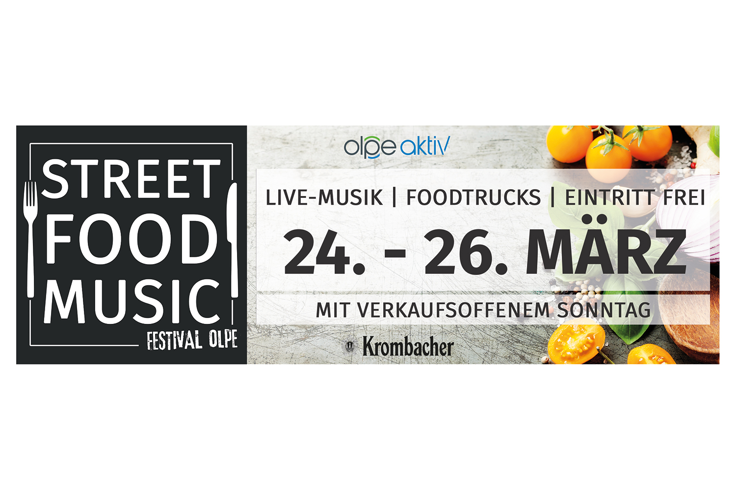 Olpe Street Food & Music Festival vom 24. bis 26. März 2023