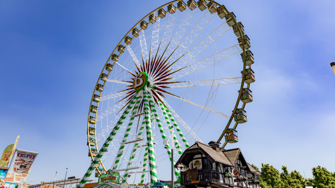 Einige Neuheiten auf der Fronleichnamskirmes 2023 in Oberhausen-Sterkrade.