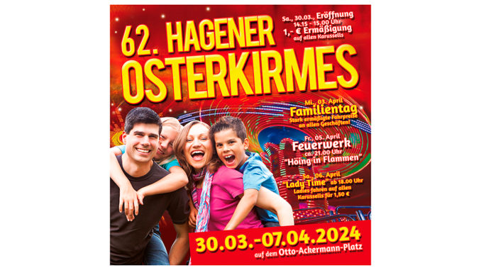 Osterkirmes 2024 in Hagen.